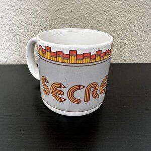 Vintage 1987 Secretary Coffee Tea Mug Made In Korea Office Decor Inarco 12 oz